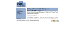 Desktop Screenshot of bbg-wue.de